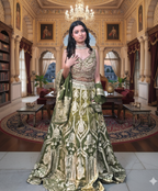 The Emerald Heritage Lehenga