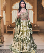 The Emerald Heritage Lehenga