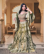 The Emerald Heritage Lehenga