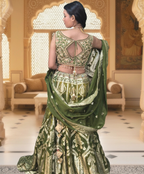 The Emerald Heritage Lehenga