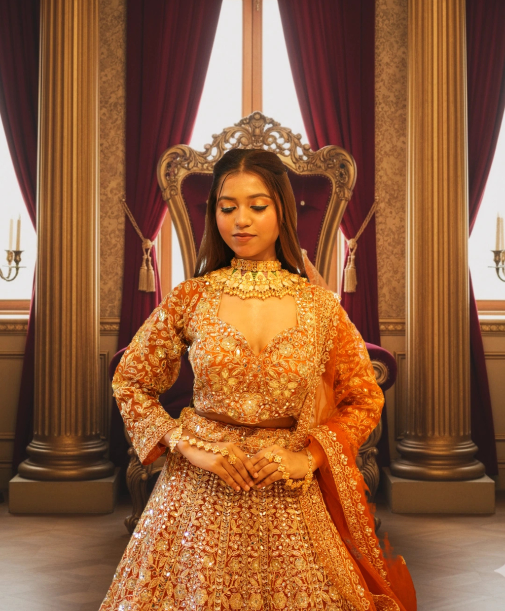 The Maharani Regalia Lehenga