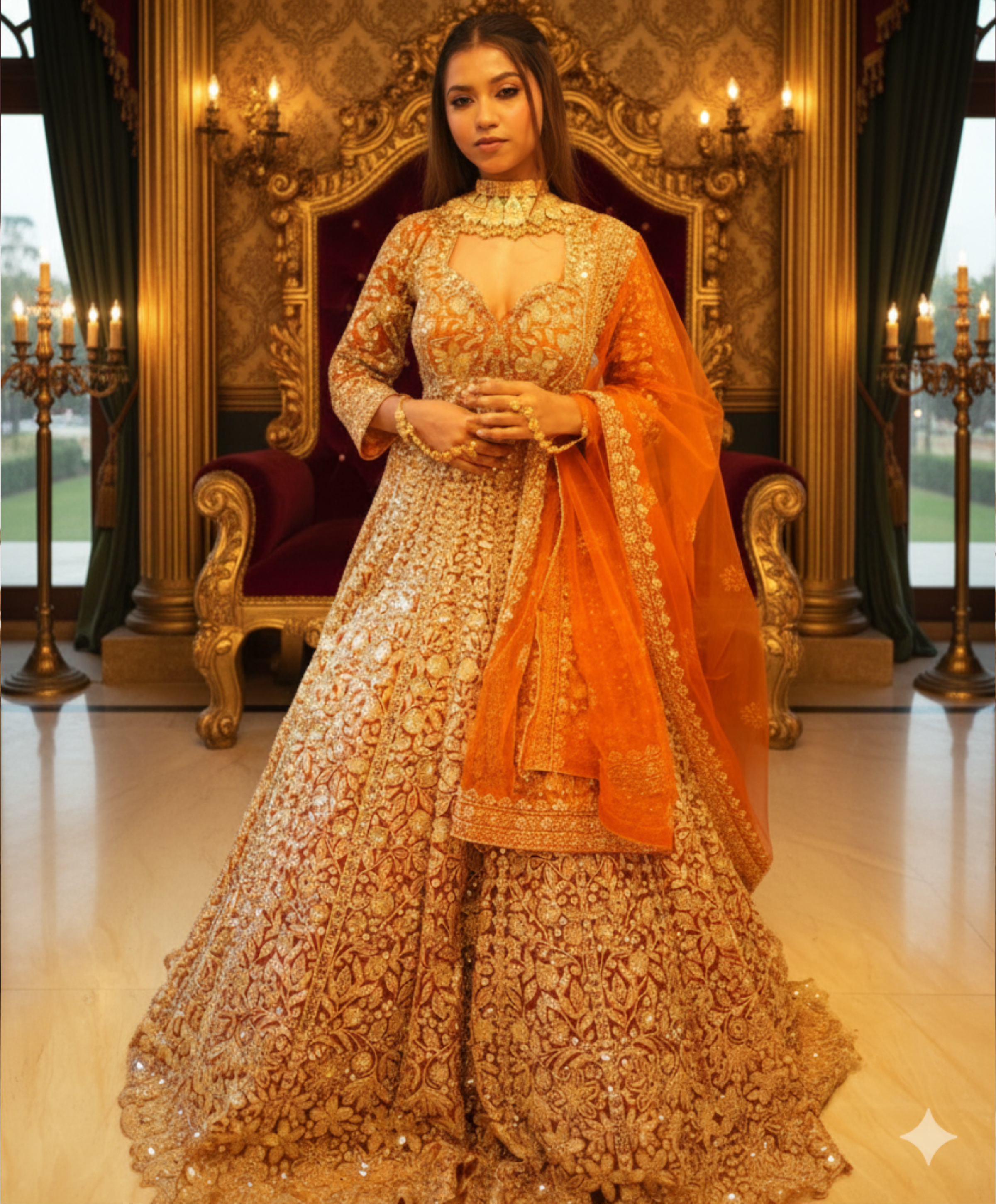 The Maharani Regalia Lehenga