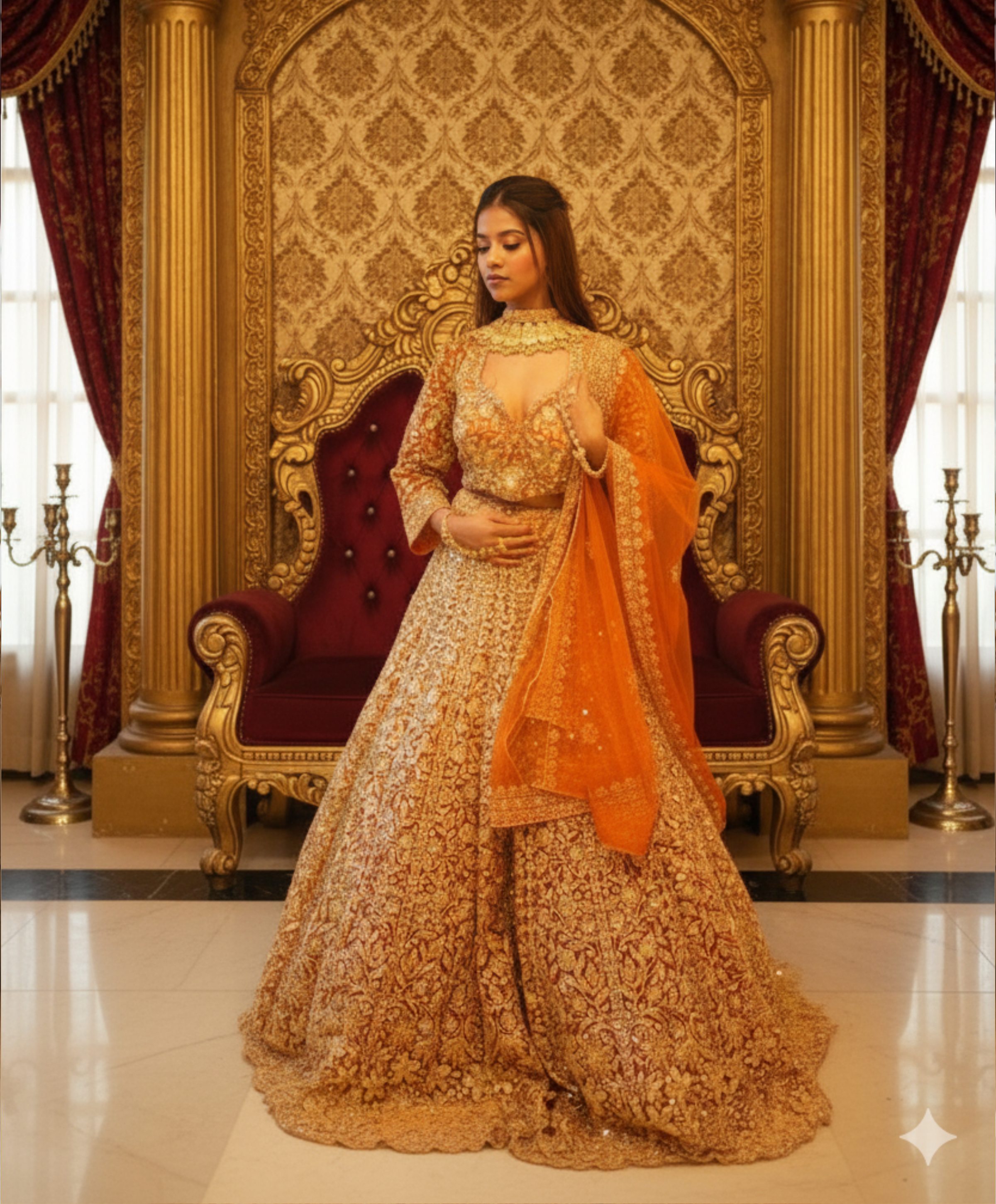 The Maharani Regalia Lehenga