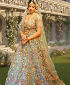 The Celeste Garden Lehenga
