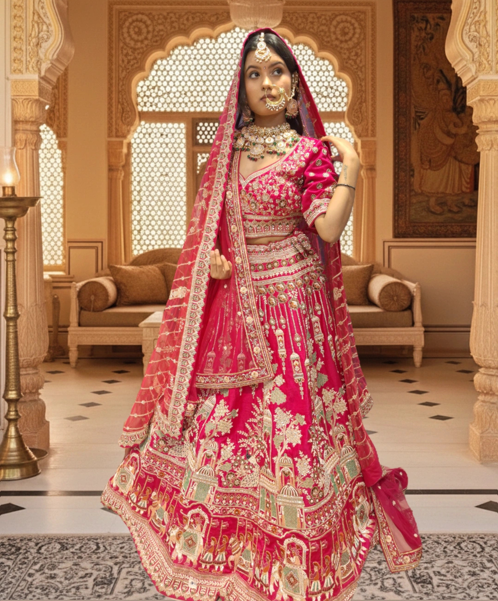 The Jaipur Rhapsody Bridal Lehenga