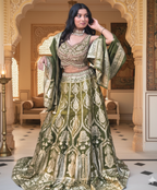 The Emerald Heritage Lehenga