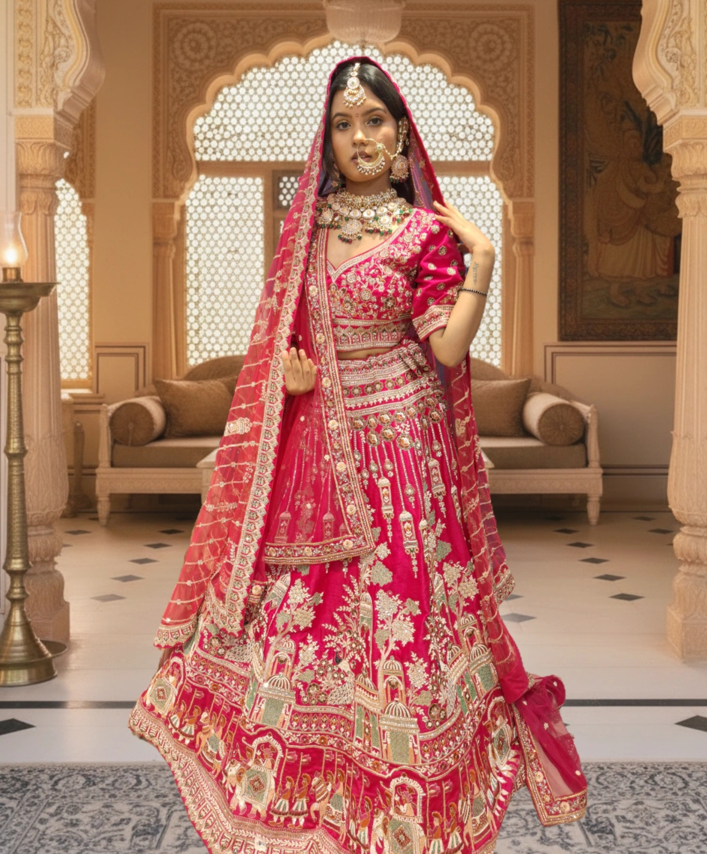 The Jaipur Rhapsody Bridal Lehenga