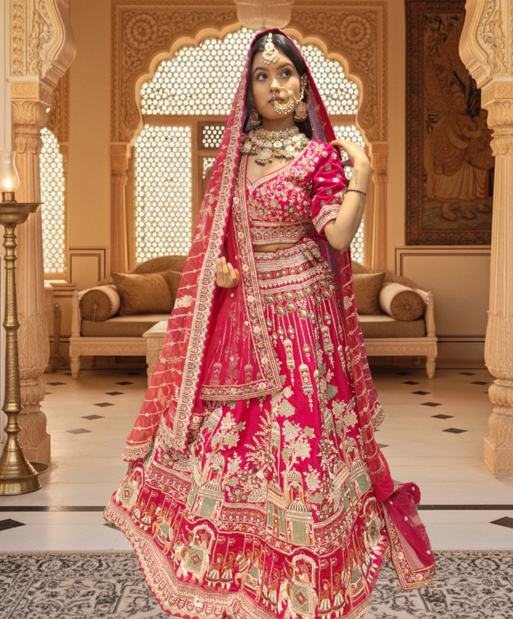The Jaipur Rhapsody Bridal Lehenga