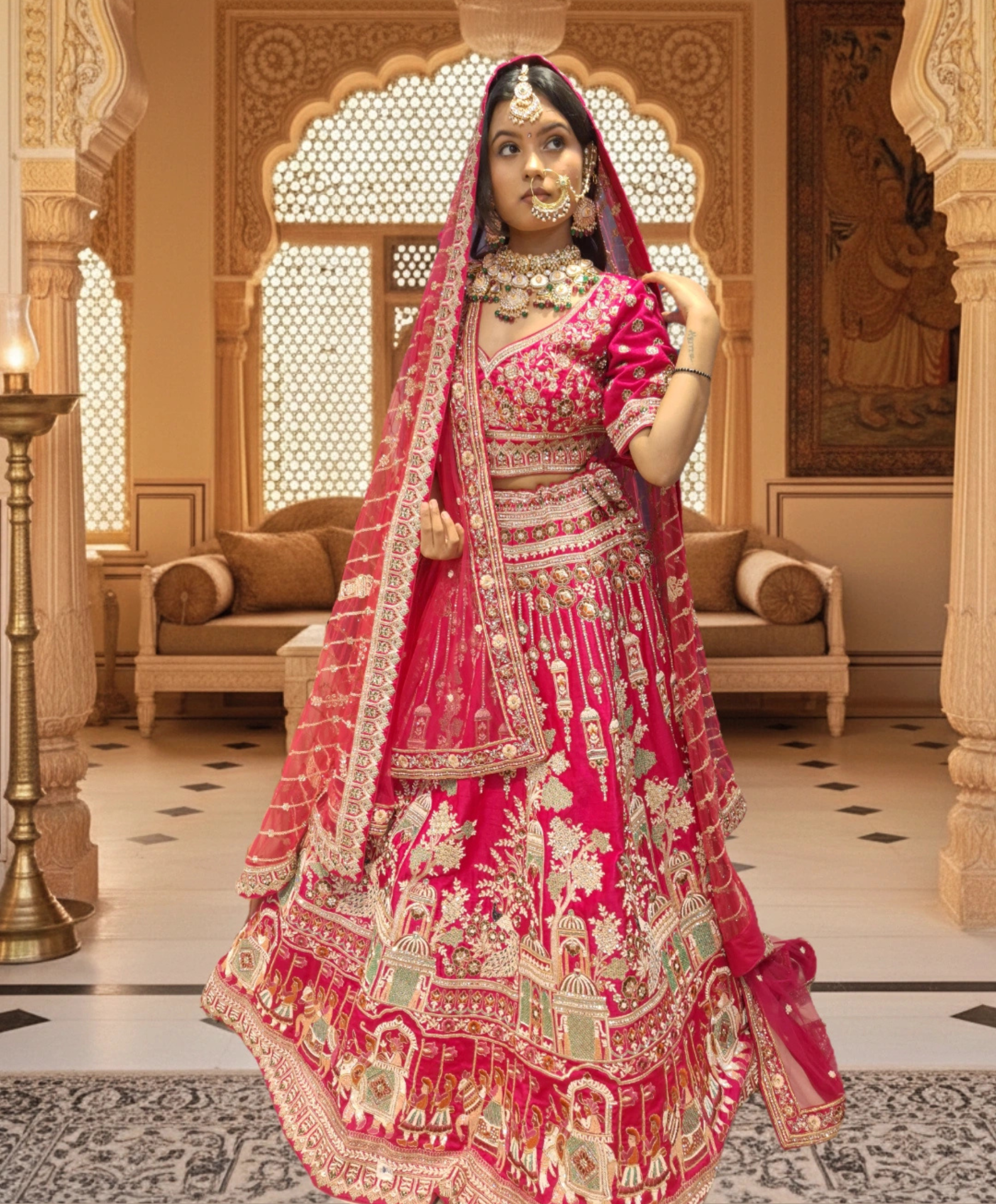 The Jaipur Rhapsody Bridal Lehenga