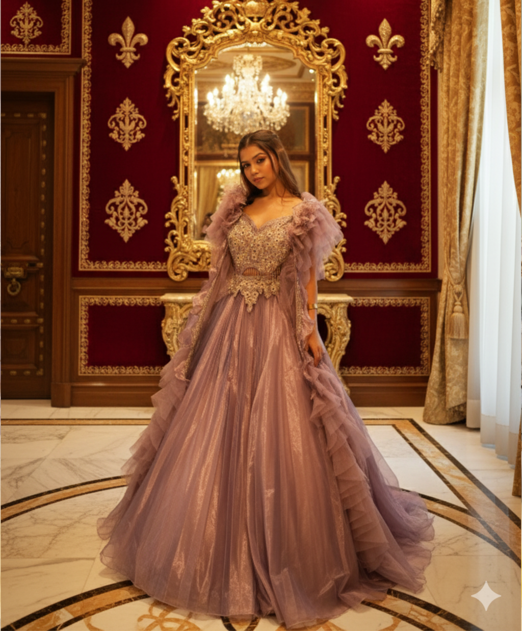 Mauve gown